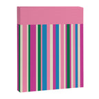 Color Block Stripes Pink Blue Green Canvas Print Gallery Image 8