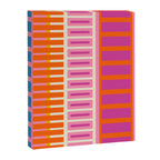 Colorful Block Stripe Bold Pattern Pink Green Orange Blue Canvas Print Gallery Image 8
