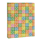 Colorful Mid Century Modern Geometric Breeze Block Pattern Canvas Print Gallery Image 8
