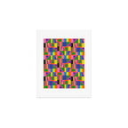 Colorful Mid Century Modern Modtastic Geometric Pattern Art Print Gallery Image 1