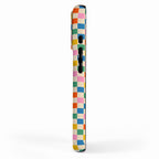 Colorful Mini Check Checkered Pattern iPhone Case Gallery Image 2