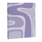Copacetic Retro Abstract in Light Lavender Purple  Canvas Print Gallery Image 8