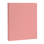 Cozy Blush Pink Ultra Fine Stripe Vertical Pattern Canvas Print Gallery Image 6