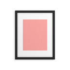Cozy Blush Pink Ultra Fine Stripe Vertical Pattern Framed Art Print Gallery Image 5