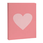 Cute Blush Pink Heart Minimal Pastel Canvas Print Gallery Image 8