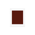 Deep Rich Russet Rust Red-Brown Solid Art Print Gallery Image 1