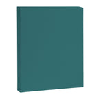 Deep Teal Blue Green Solid Color Canvas Print Gallery Image 8