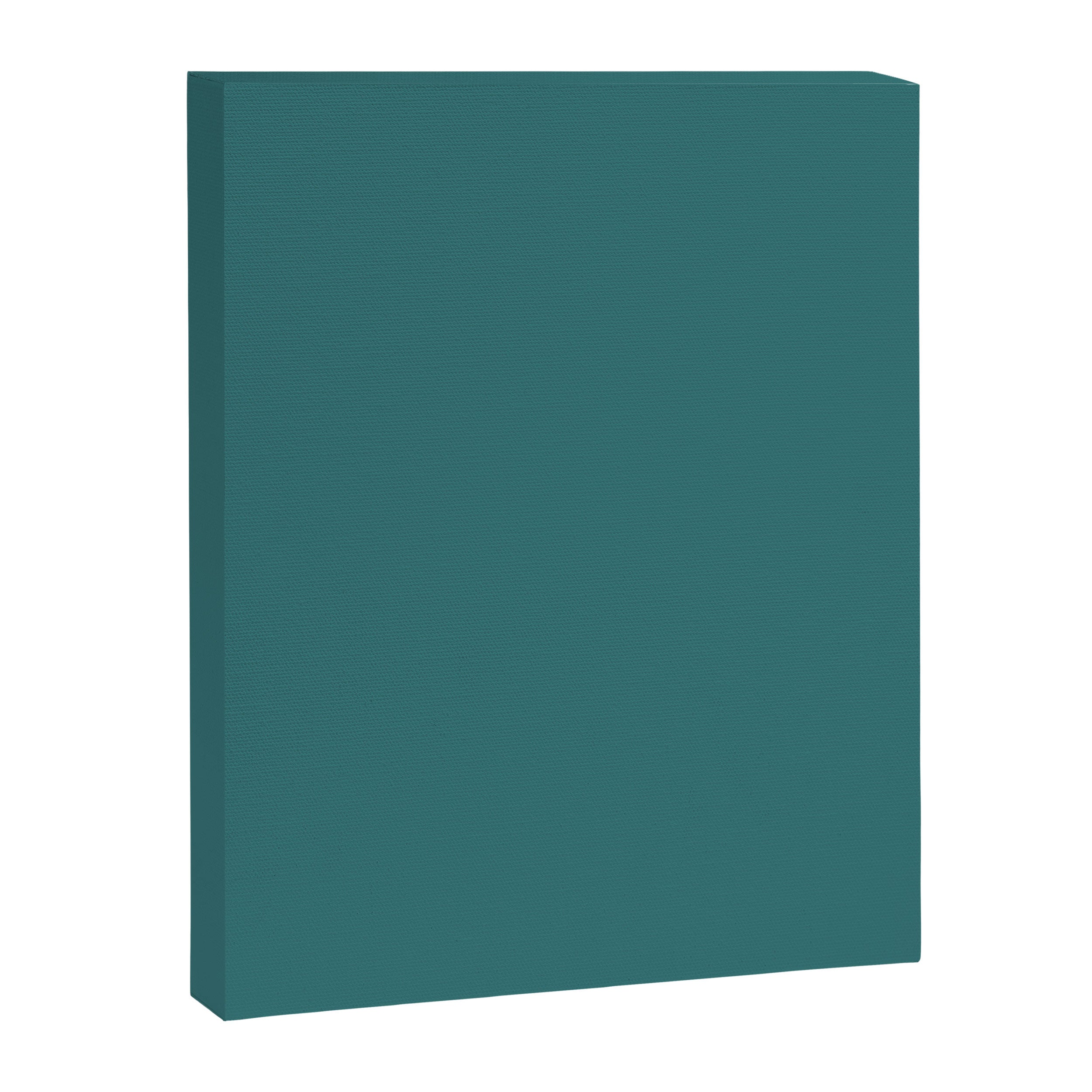 Deep Teal Blue Green Solid Color Canvas Print Gallery Image 8