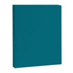 Deep Teal Blue Solid  Canvas Print Gallery Image 8