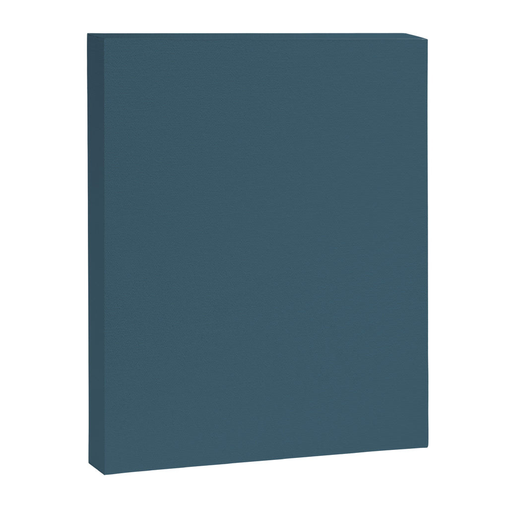 Deep Teal Solid Colour Canvas Print Gallery Image 8