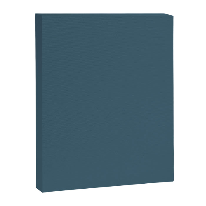 Deep Teal Solid Colour Canvas Print Gallery Image 1