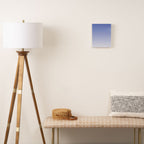 Dreamy Blue Lavender Ombre Gradient Canvas Print Gallery Image 2