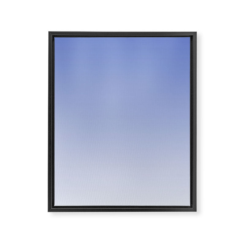 Dreamy Blue Lavender Ombre Gradient Framed Canvas Print Gallery Image 8
