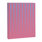 Dreamy Future Stripes in Gradient Pink and Ombre Blue Lavender Canvas Print Gallery Image 8