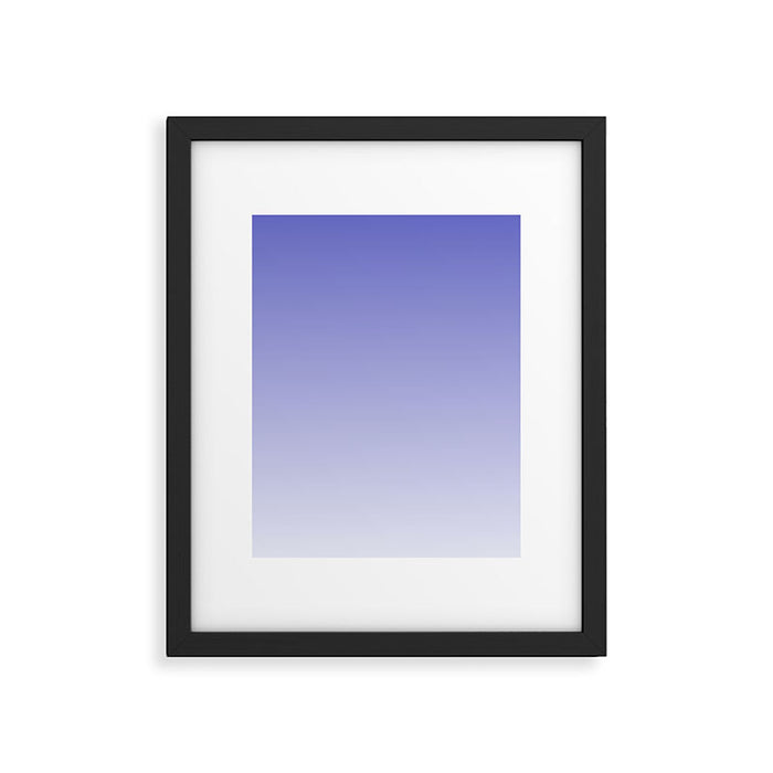 Dreamy Lavender Purple Ombre Gradient Framed Art Print Gallery Image 1