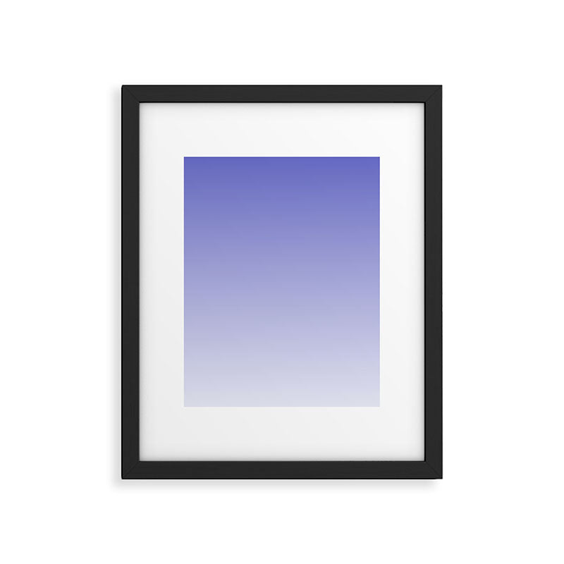 Dreamy Lavender Purple Ombre Gradient Framed Art Print Gallery Image 6