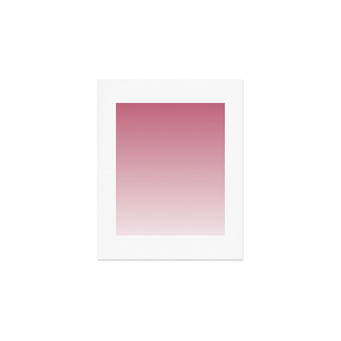 Dreamy Ombre Gradient in Mauve Pink Art Print Gallery Image 1