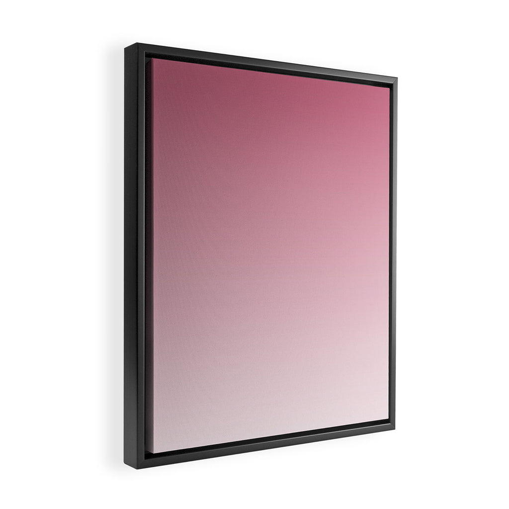 Dreamy Ombre Gradient in Mauve Pink Framed Canvas Print Gallery Image 2