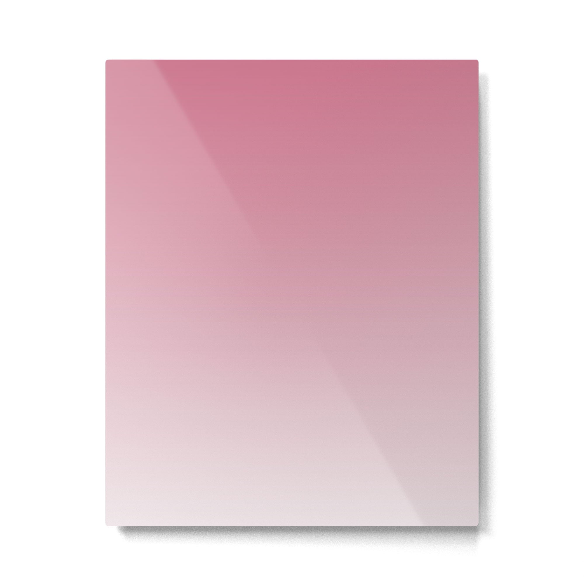 Dreamy Ombre Gradient in Mauve Pink Metal Print Gallery Image 6