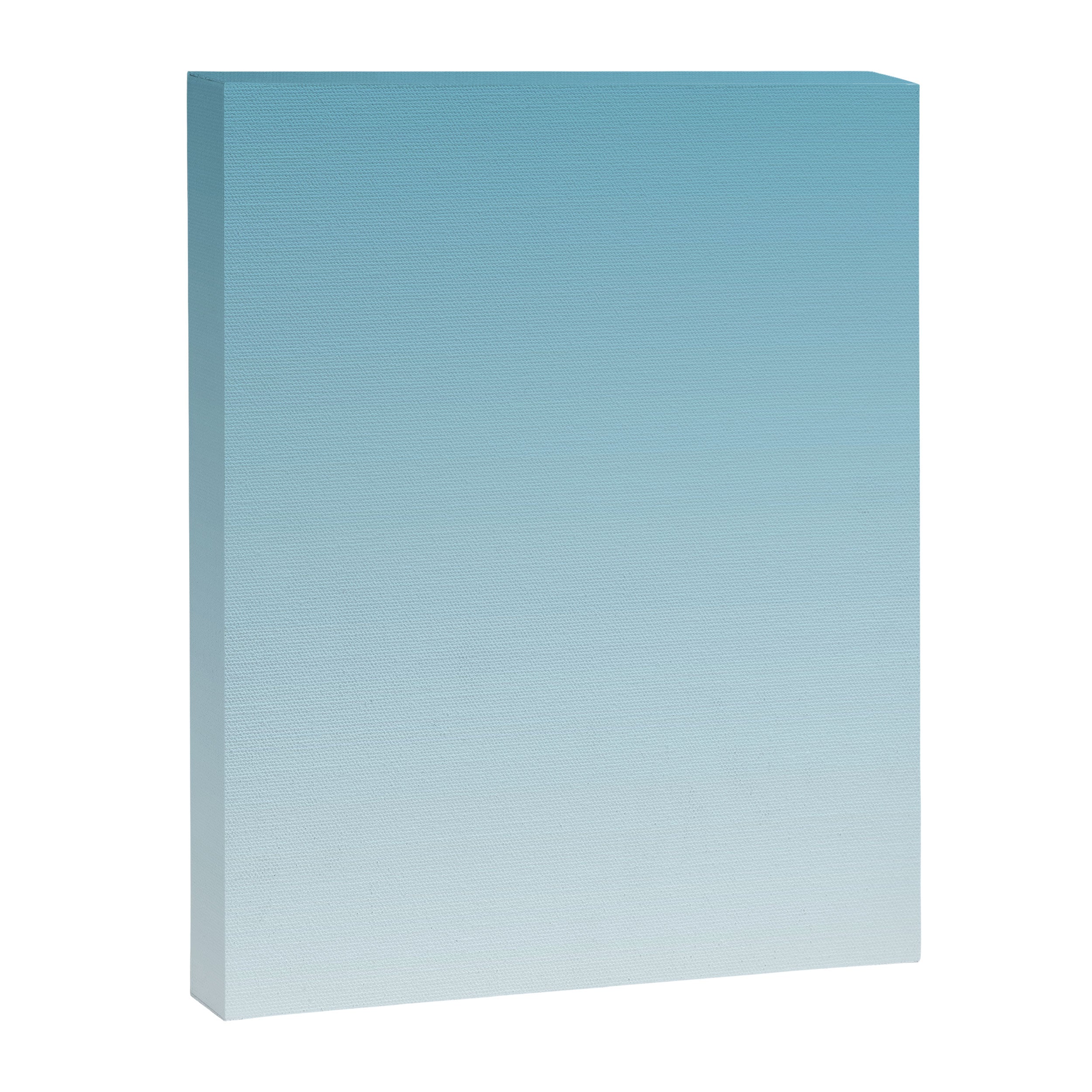 Dreamy Ombre Soft Sky Blue Aura Gradient Canvas Print Gallery Image 8