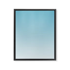 Dreamy Ombre Soft Sky Blue Aura Gradient Framed Canvas Print Gallery Image 8
