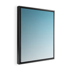 Dreamy Ombre Soft Sky Blue Aura Gradient Framed Canvas Print Gallery Image 2