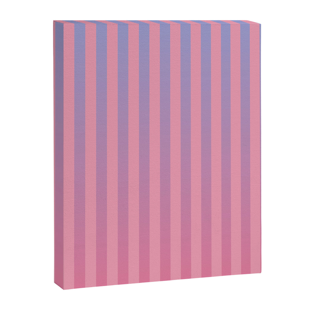 Dreamy Pink Future Stripes Gradient Ombre Pattern Canvas Print Gallery Image 8