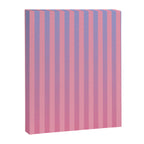 Dreamy Pink Future Stripes Gradient Ombre Pattern Canvas Print Gallery Image 8