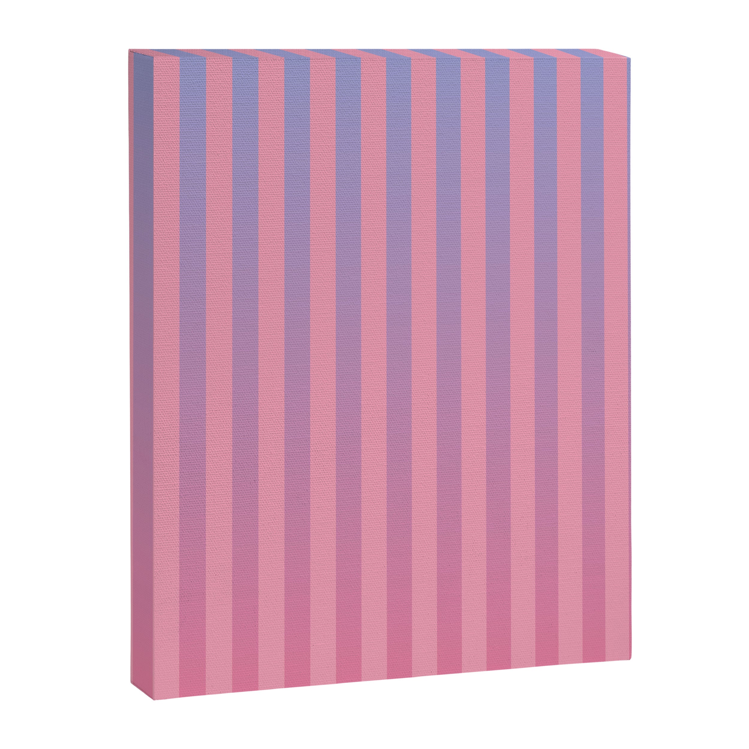Dreamy Pink Future Stripes Gradient Ombre Pattern Canvas Print Gallery Image 8