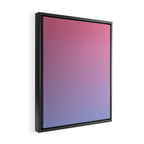 Dreamy Pink Lavender Ombre Gradient Framed Canvas Print Gallery Image 2