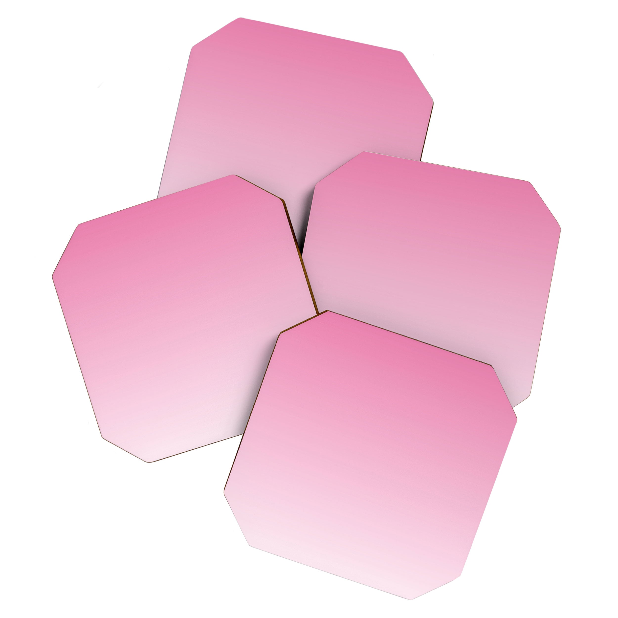 Dreamy Pink Ombre Gradient Coaster Gallery Image 1