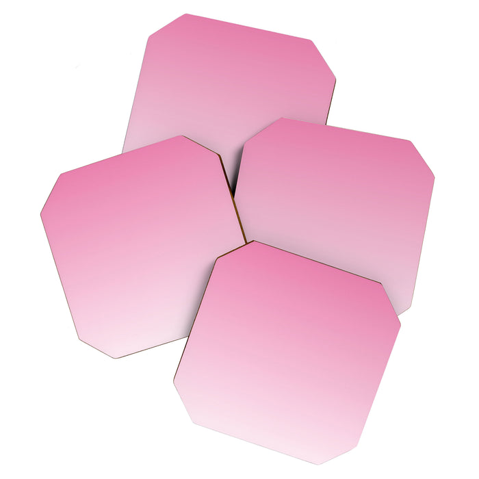 Dreamy Pink Ombre Gradient Coaster Gallery Image 1