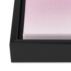 Dreamy Pink Ombre Gradient Framed Canvas Print Gallery Image 3