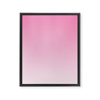 Dreamy Pink Ombre Gradient Framed Canvas Print Gallery Image 8
