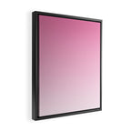 Dreamy Pink Ombre Gradient Framed Canvas Print Gallery Image 2