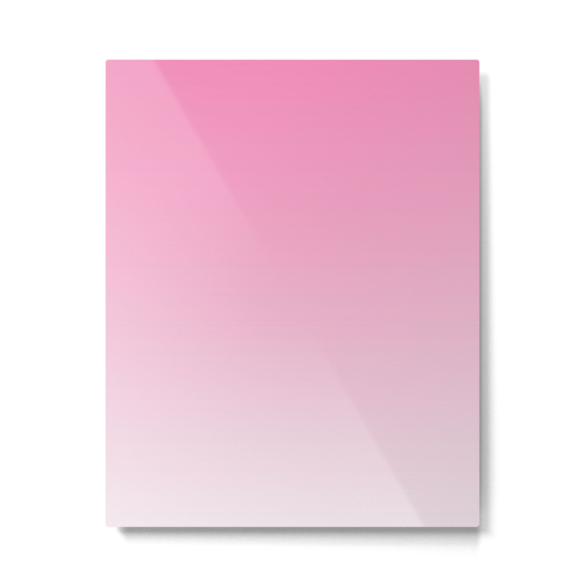Dreamy Pink Ombre Gradient Metal Print Gallery Image 6