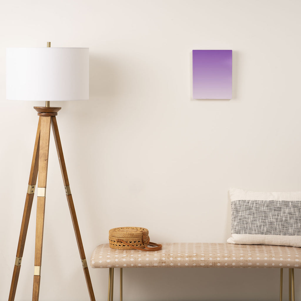 Dreamy Violet Purple Ombre Gradient Canvas Print Gallery Image 2