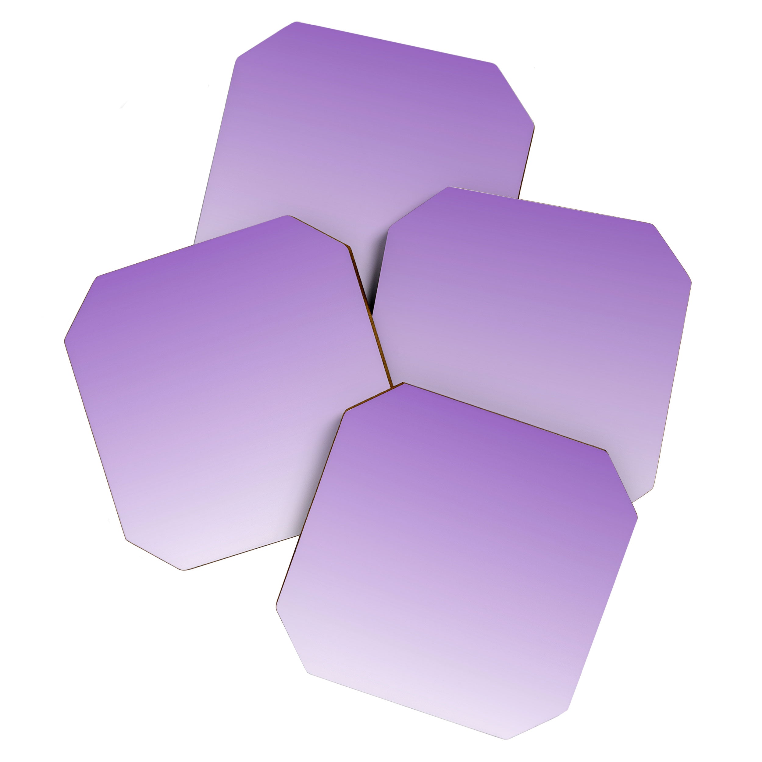 Dreamy Violet Purple Ombre Gradient Coaster Gallery Image 1