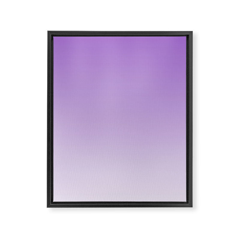 Dreamy Violet Purple Ombre Gradient Framed Canvas Print Gallery Image 8