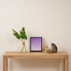 Dreamy Violet Purple Ombre Gradient Framed Canvas Print Gallery Image 4