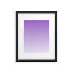 Dreamy Violet Purple Ombre Gradient Framed Art Print Gallery Image 6