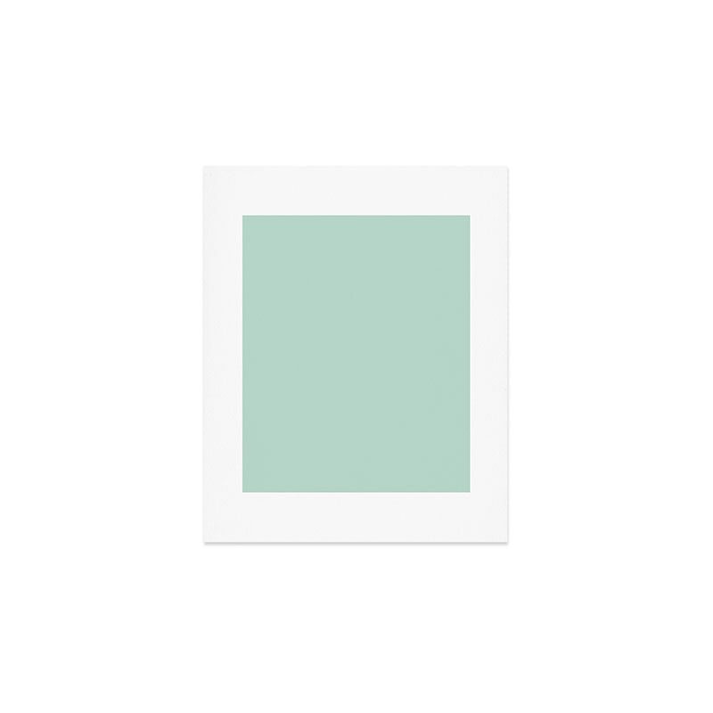 Duck Egg Solid Color Art Print Gallery Image 1