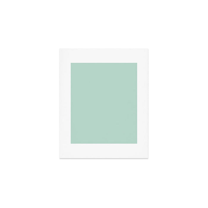 Duck Egg Solid Color Art Print Gallery Image 1
