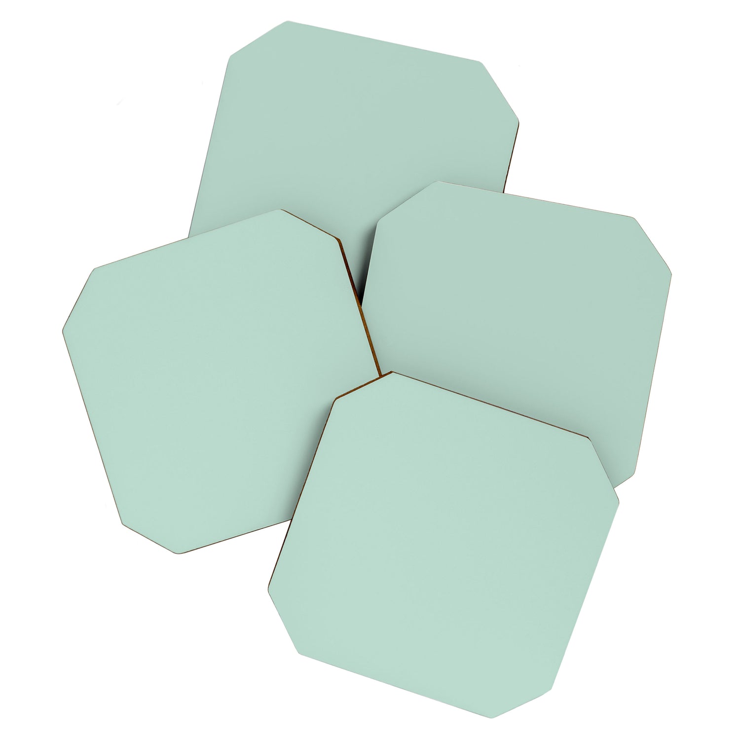 Duck Egg Solid Color Coaster Gallery Image 1