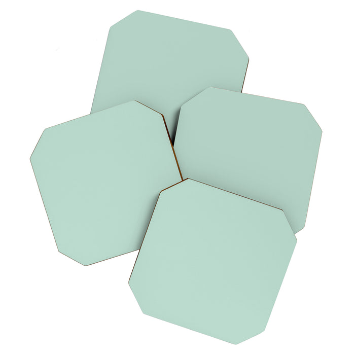 Duck Egg Solid Color Coaster Gallery Image 1