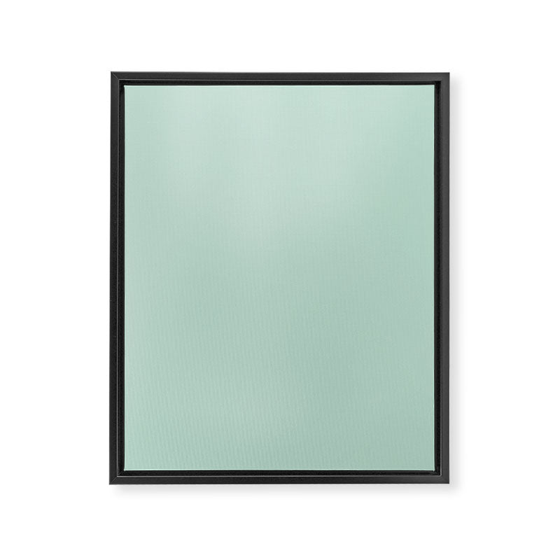 Duck Egg Solid Color Framed Canvas Print Gallery Image 8