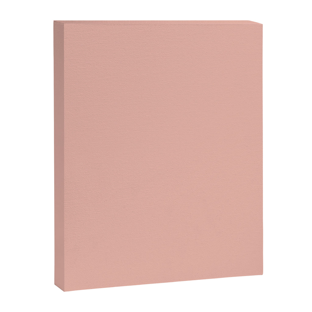 Dusty Blush Pink Solid Colour Canvas Print Gallery Image 8