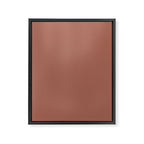 Earth Tone Dusty Clay Solid Color Framed Canvas Print Gallery Image 8