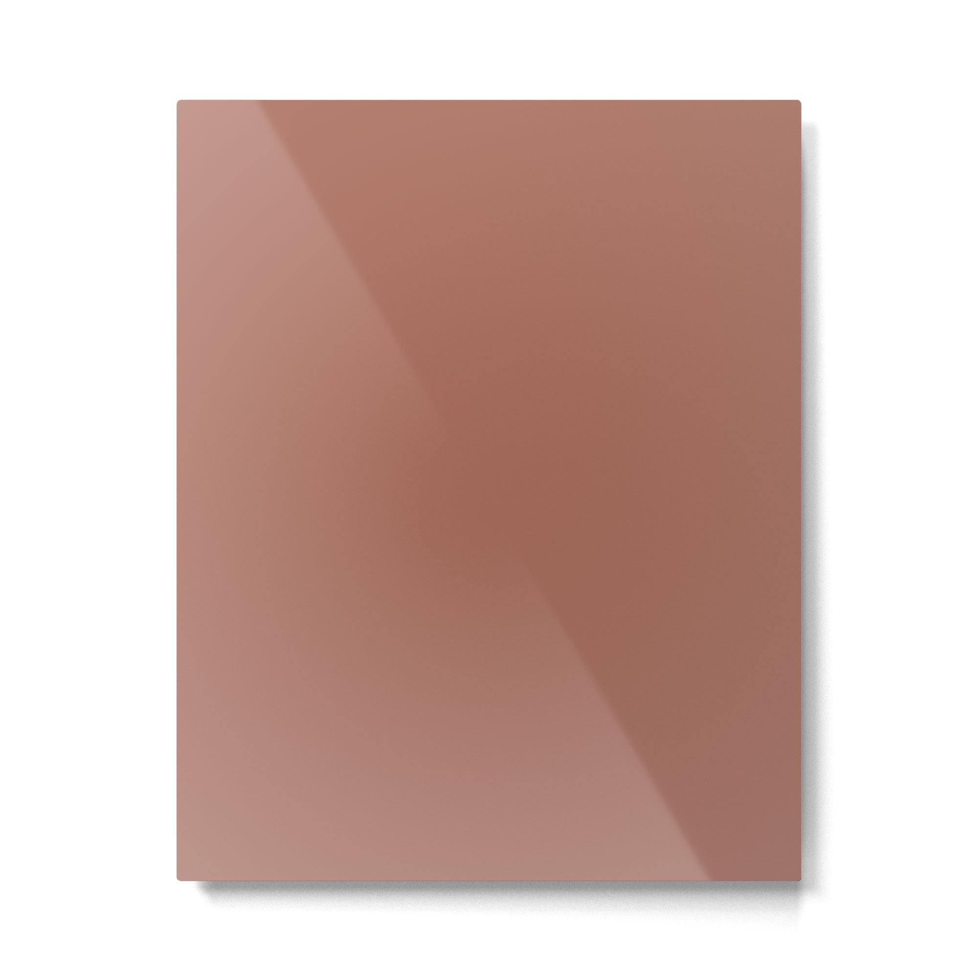 Earth Tone Dusty Clay Solid Color Metal Print Gallery Image 6