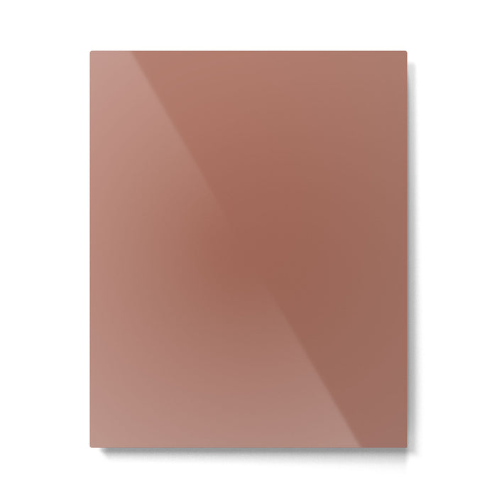 Earth Tone Dusty Clay Solid Color Metal Print Gallery Image 1